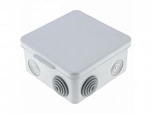 Коробка распределительная EKF PROxima 105x105x50мм (8 ввода) IP54 серый, распаячная картинка 